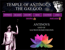 Tablet Screenshot of antinopolis.org